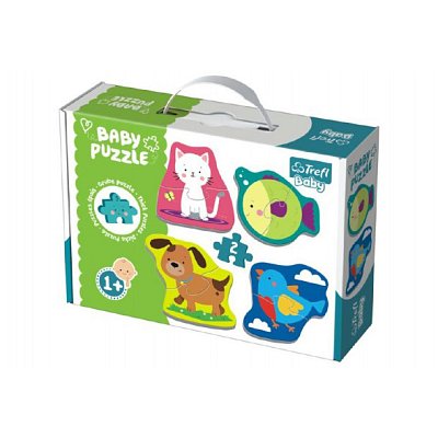 Baby puzzle TREFL Zvířátka 4x2 dílky 1+
