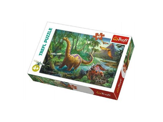 Puzzle TREFL Dinosauři 60 dílků