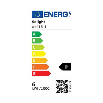 LED žárovka E14, 6W, 230VAC, teplá bílá 3000K, miniglobe, 510lm (WZ416)