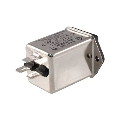 Konektor IEC C14, vidlice s filtrem, 3A