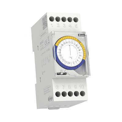 Analogové spínací hodiny s denním programem