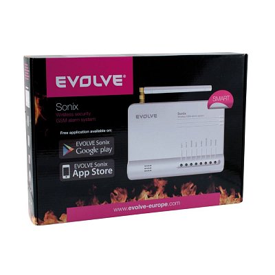 4 ks kovové dálkové ovládání, 1x pohybové čidlo, 1x čidlo na dveře/okno, externí siréna, aplikace pro Android a iOS
