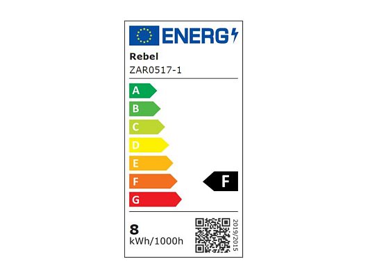 Žárovka LED E27 8W G45 REBEL bílá teplá ZAR0517-1