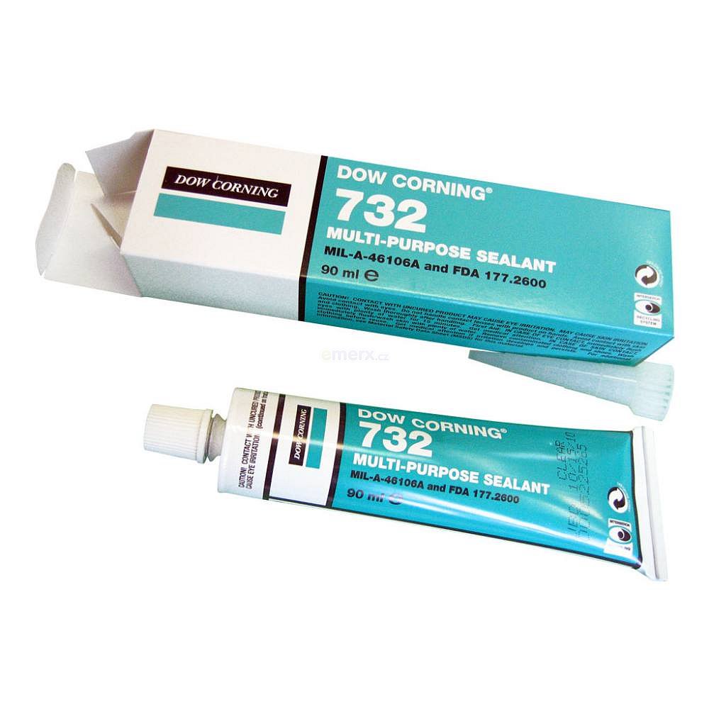 Bílý silikonový tmel 90ml, -60 až 177 °C