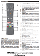 Český návod pro dálkový ovladač Finlux TV32FHG5660 originální dálkový ovladač