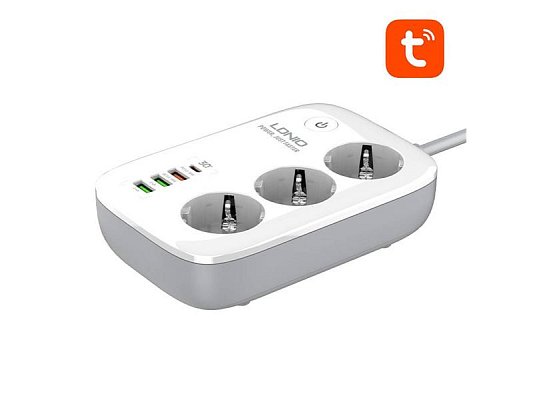 Smart prodlužovací kabel LDNIO SEW3452 WiFi Tuya