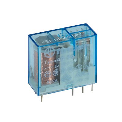 Elektromagnetické relé s DC cívkou 14V/8A