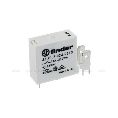 Elektromagnetické relé s DC cívkou 24V/16A