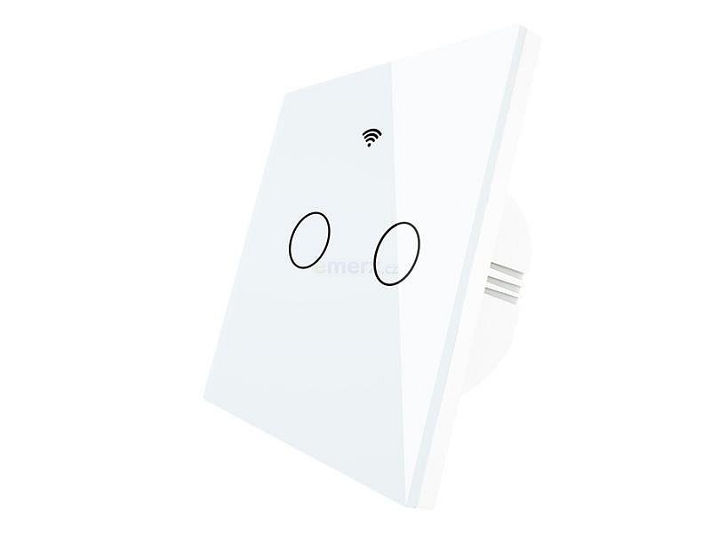 Smart vypínač osvětlení MOES Light Button Switch WS-EU2 WiFi Tuya