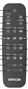 Sencor SMC 4600DBR, SMC4600DBR originální dálkový ovladač.