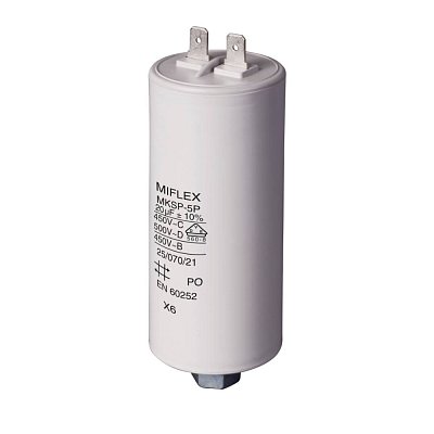 20uF/450Vac; MKP; 40x83; šroub