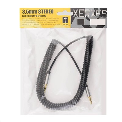 Propojovací audio kabel JACK 3,5mm STEREO vidlice na JACK 3,5mm STEREO vidlice, 2m.