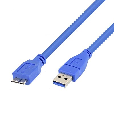 Propojovací kabel USB A 3.0 (M) - Micro USB B 3.0 (M), 1m