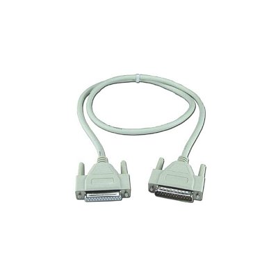 Prodlužovací paralelní kabel D-Sub 25 (M) - D-Sub 25 (F), 3m, šedý