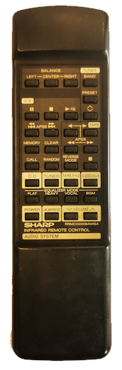 Sharp RRMCG0008AWSA  originální dálkový ovladač - použitý