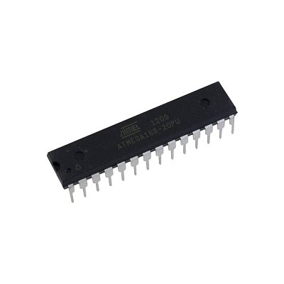 Mikrokontrolér AVR, EEPROM: 512B, SRAM: 1kB, flash: 16kB, THT
