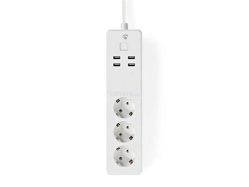 Smart prodlužovací kabel NEDIS WIFIP311FWT WiFi Tuya