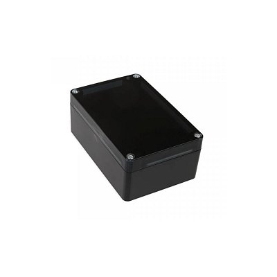 Krabička se skládá ze dvou dílů. Standardně se dodává v barvě černé. Materiál - ABS. Rozměry 135x90x55mm