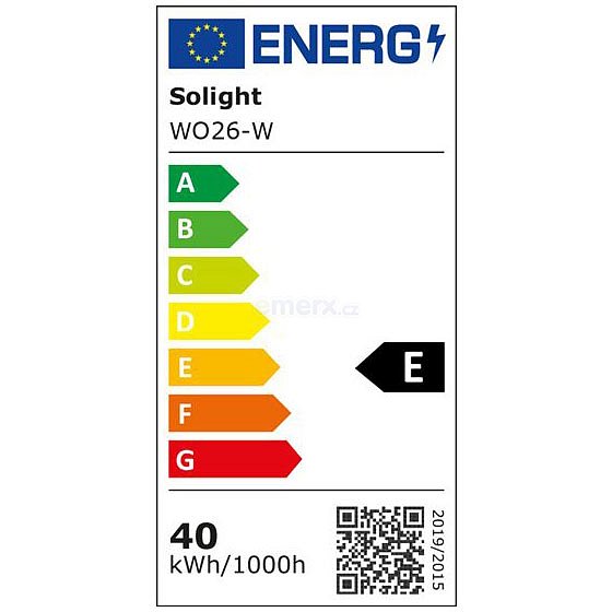 Svítidlo stropní SOLIGHT WO26-W 40W