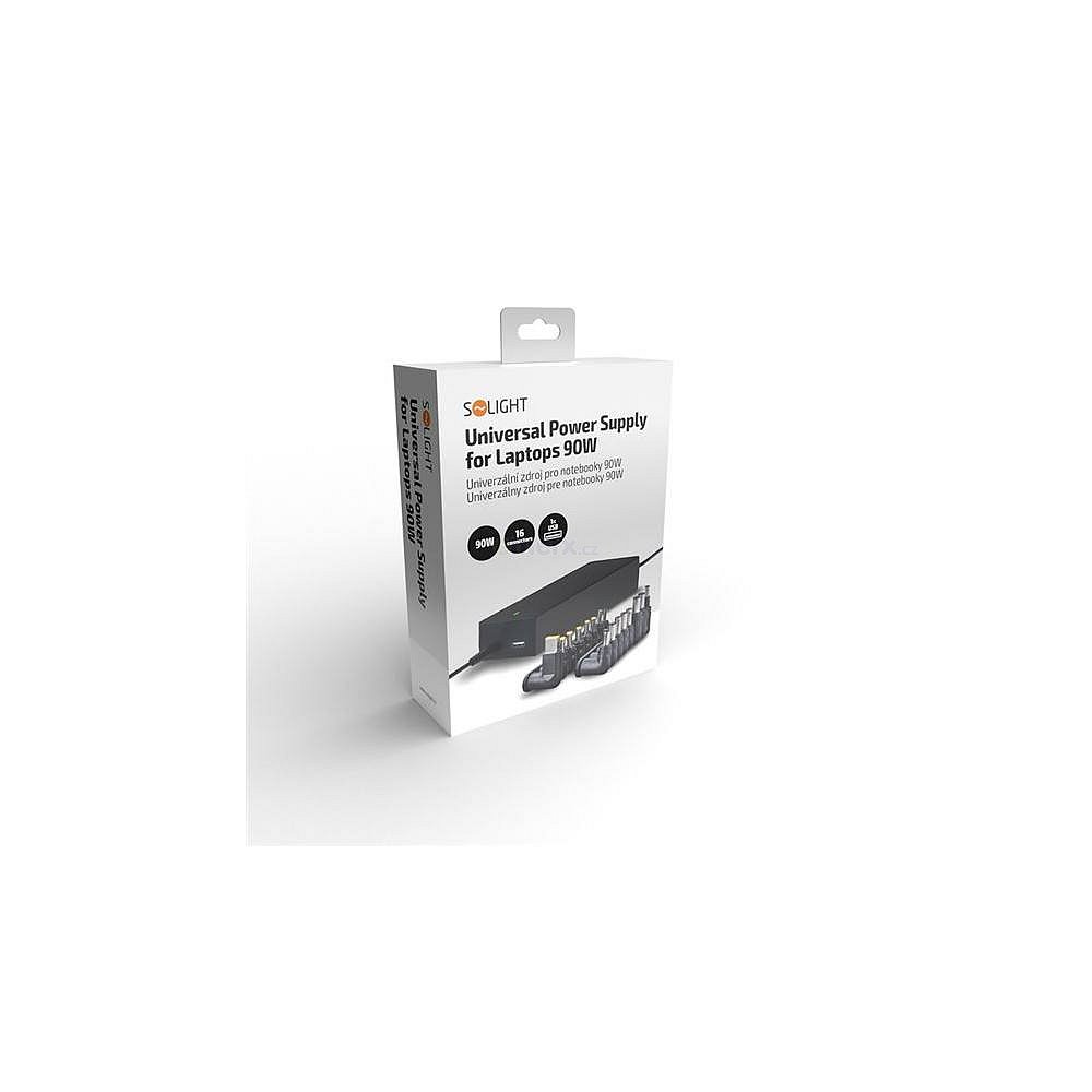 Solight univerzální zdroj pro notebooky, 90W