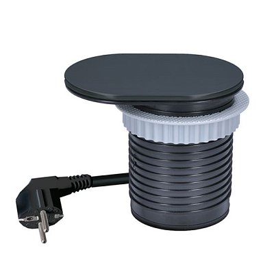 Zásuvkový blok SOLIGHT PP124USBC-B