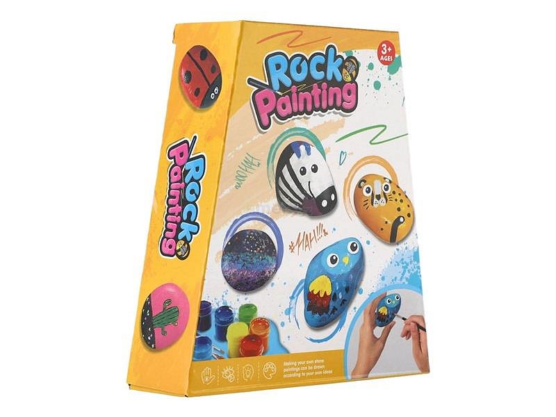 Dětská kreativní hra TEDDIES Malování na kameny