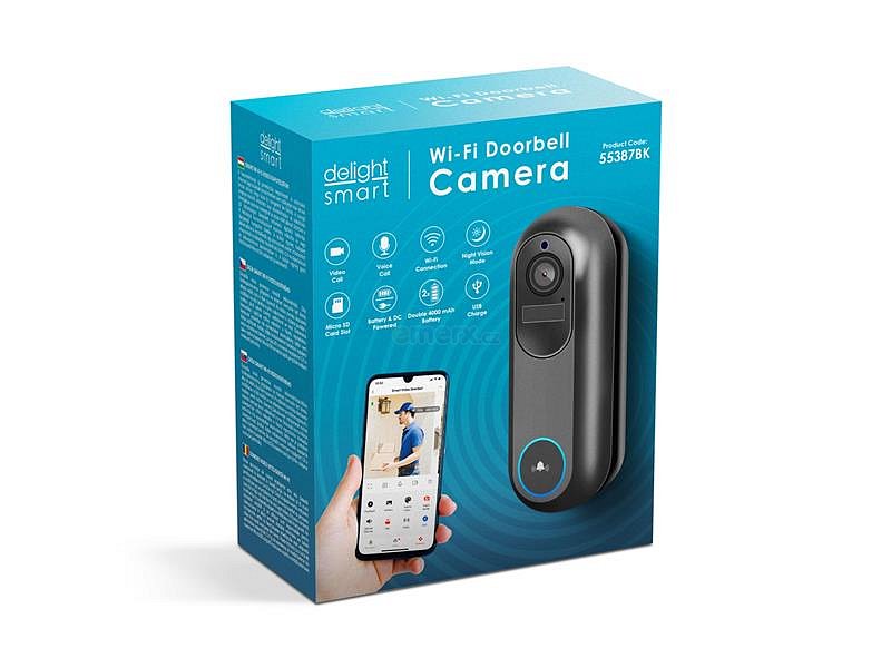 Smart videotelefon DELIGHT 55387BK WiFi