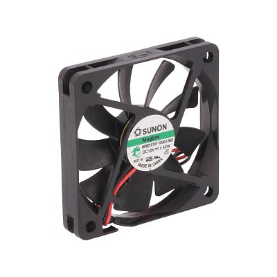 12V/108mA; 1,42W; 60x60x10mm; 4000 RPM; 28,5dB; VAPO MagLev