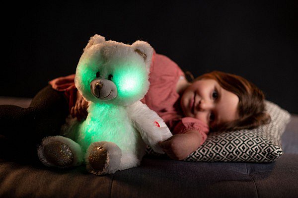 Dětský plyšový medvídek TEDDIES bílý 40cm