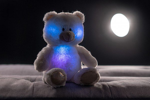 Dětský plyšový medvídek TEDDIES bílý 40cm