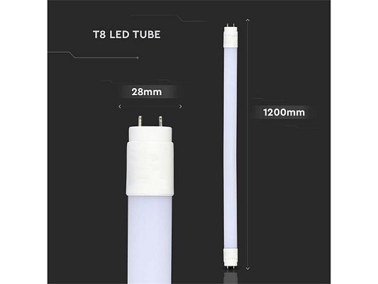 LED zářivka lineární T8 18W 1850lm 6500K 120cm V-TAC VT-1277