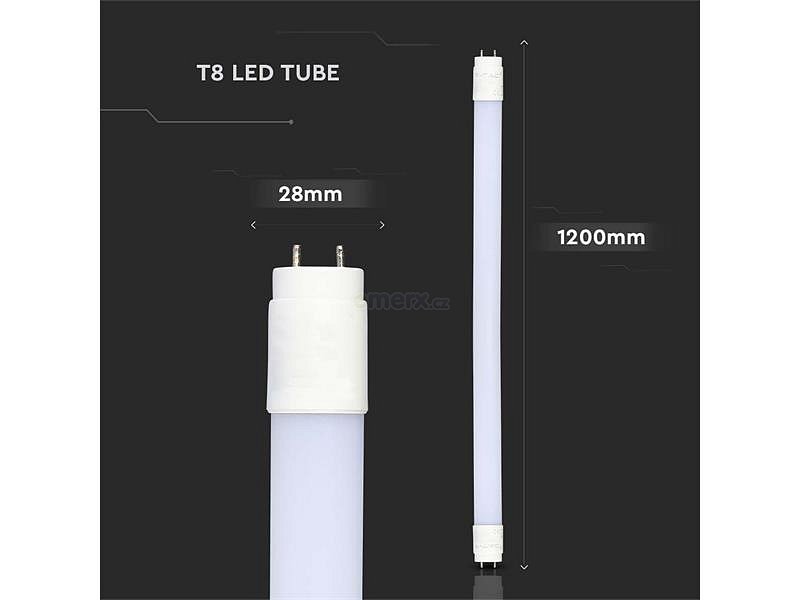 LED zářivka lineární T8 18W 1850lm 4000K 120cm V-TAC VT-1277