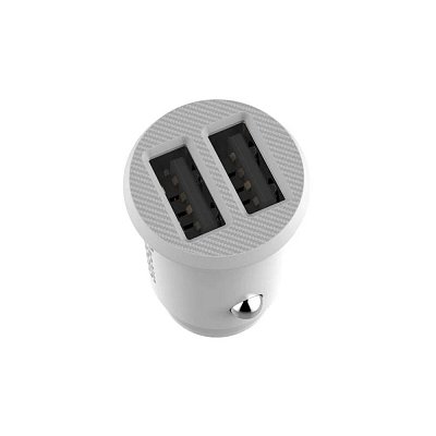 Napájecí 12V/24V autoadaptér,  2 x USB-A, 5 V/3.1 A
