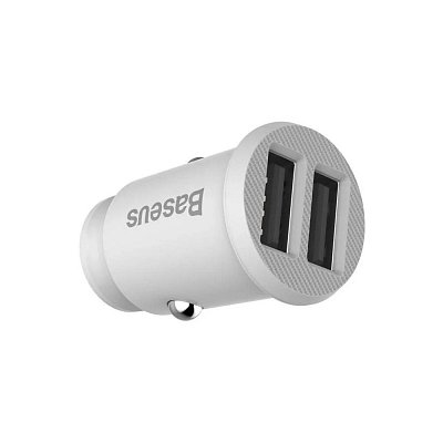 Napájecí 12V/24V autoadaptér,  2 x USB-A, 5 V/3.1 A