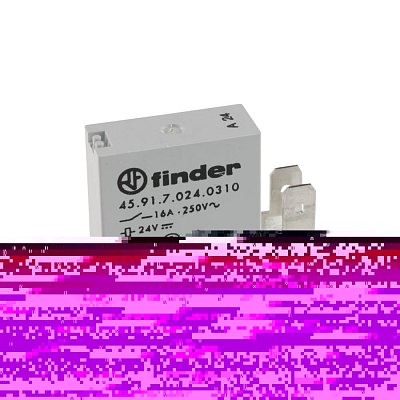 Elektromagnetické relé s DC cívkou 24V/16A