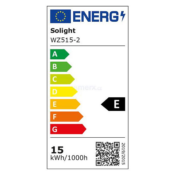Žárovka LED E27 15W A60 bílá teplá SOLIGHT WZ515-2