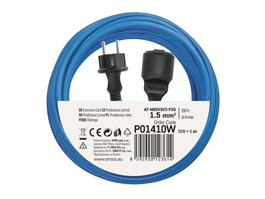 Prodlužovací kabel 10m EMOS P01410W