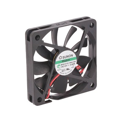 12V/75mA; 0,9W; 60x60x10mm; 3500 RPM; 25dB; VAPO MagLev