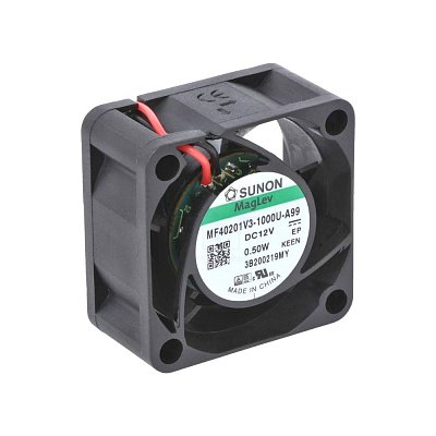 12V/46mA; 0,5W; 40x40x20mm; 5000 RPM; 16,5dB; VAPO MagLev