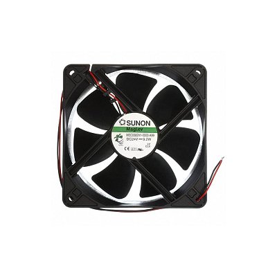 24V/415mA; 9,2W; 120x120x38mm; 3100 RPM; 48dB; VAPO MagLev