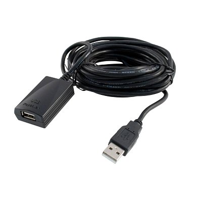 Prodlužovací kabel s opakovačem signálu USB A 2.0 (M) - USB A 2.0 (F), 5m
