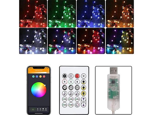Smart LED vánoční řetěz 58381A 2m Bluetooth