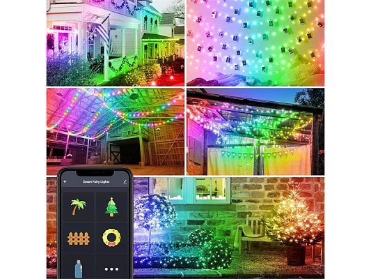 Smart LED vánoční řetěz 58382A 5m Bluetooth