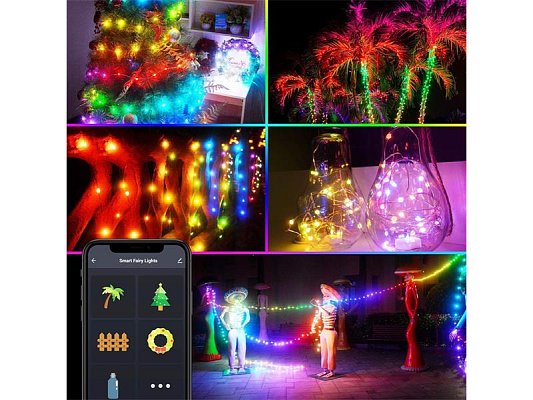 Smart LED vánoční řetěz 58382A 5m Bluetooth