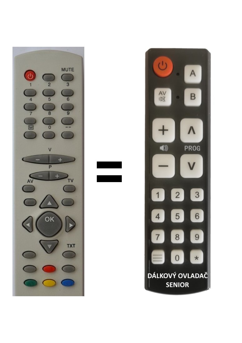 Hometech CTV 2137 T replacement remote control