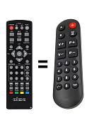 Alma ALMA 2880 mini náhradní dálkový ovladač pro seniory