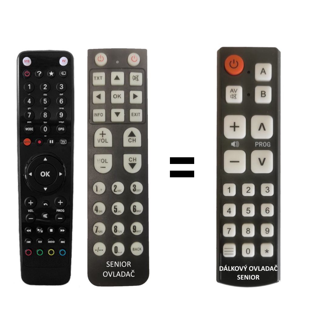 O2 RC2424524/03 replacement remote control for seniors.
