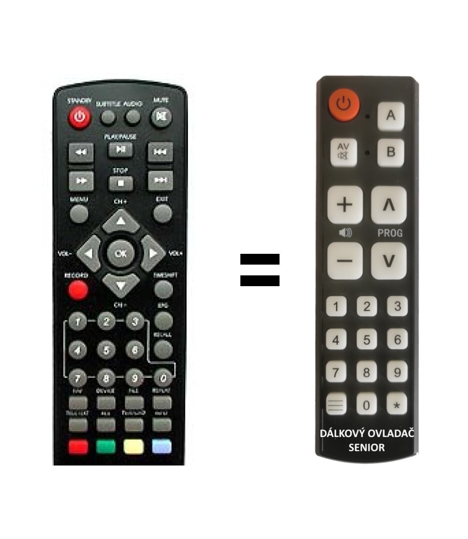 Evolve - Electra replacement remote control for seniors