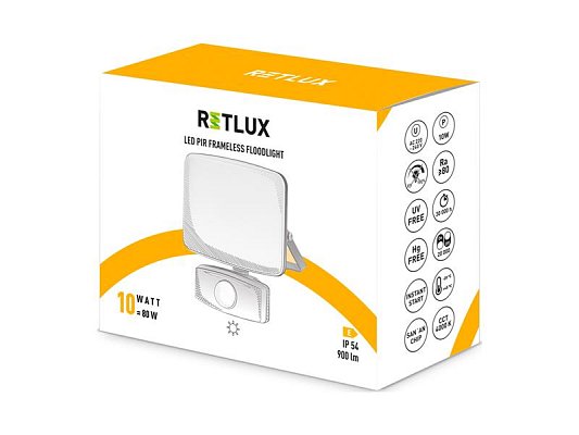 LED reflektor RETLUX RSL 255 10W PIR