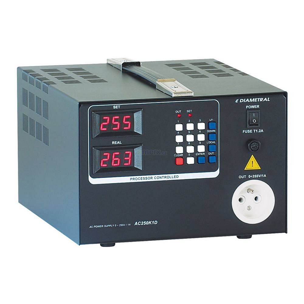 AC laboratorní zdroj 0-255V/1A, 50Hz